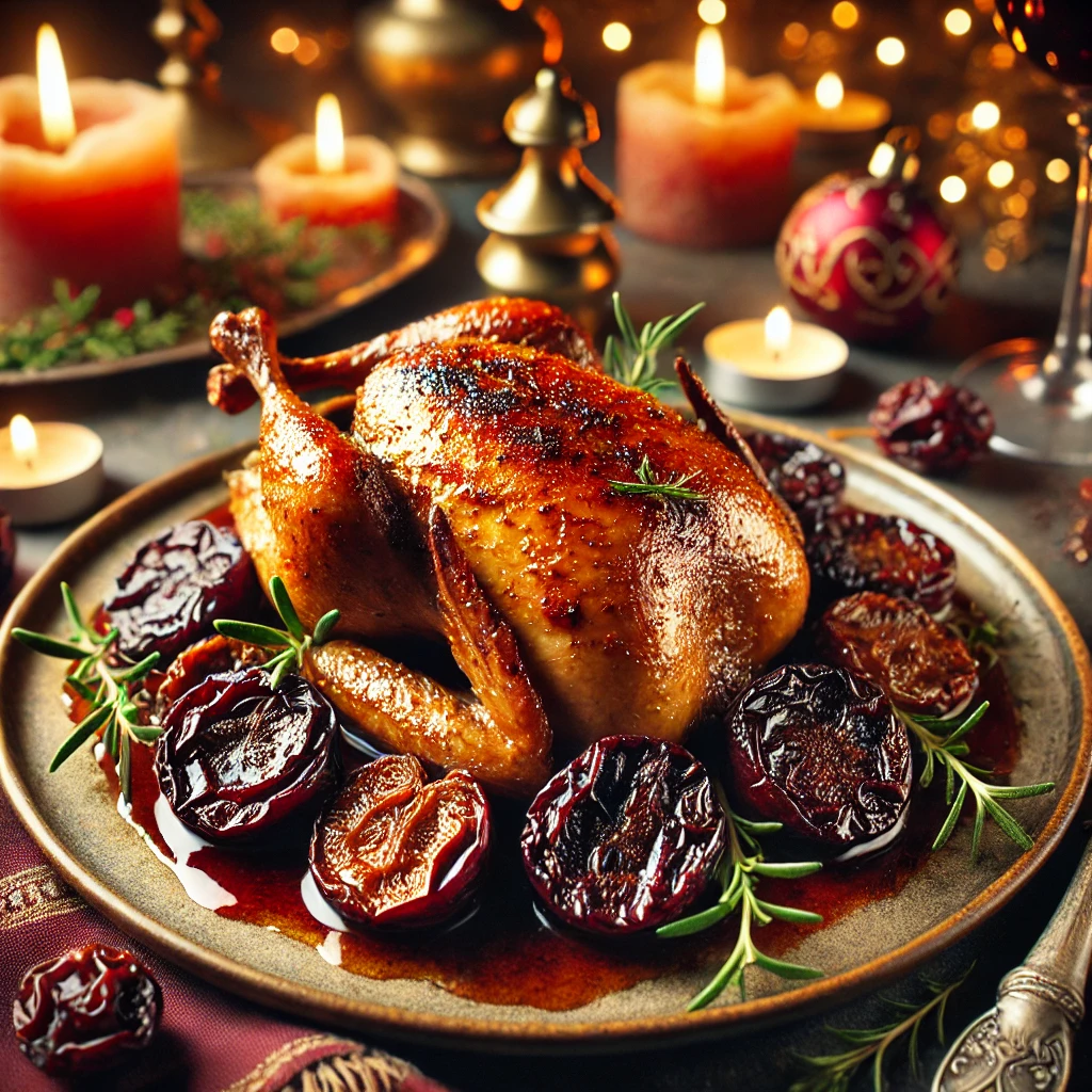 aszalt szilvás fürj